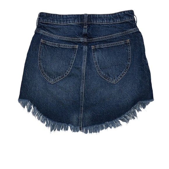 We The Free Bailey Blue Denim Skirt - Picture 3 of 6